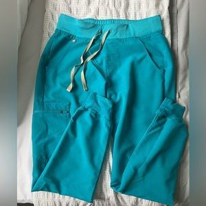 Teal figs Zamora Scrubs